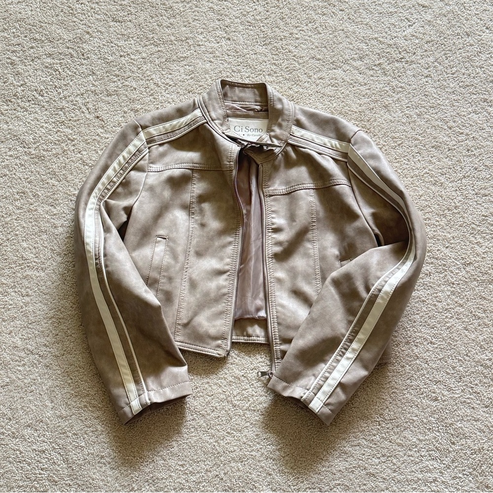 Ci Sono Leather Jacket